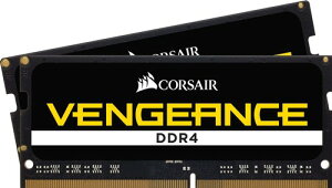 CORSAIR SODIMM VENGEANCE ������ 16GB/32GB 2 �ő�2666MHz�Ή� Intel XMP�Ή� CL18 �m�[�gPC�p �u���b�N CMSX32GX4M2A2666C18 DDR4 �ő�3200MHz�Ή� CL22 CMSX32GX4M2A3200C22