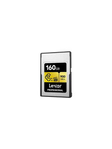 Lexar CFexpress�J�[�h TypeA 80GB/160GB GOLD �ő厝���Ǐo���x900MB/s �ő厝���������x800MB/s VPG 400 �����t�� �C�O�� LCAGOLD080G-RNENG LCAGOLD160G-RNENG