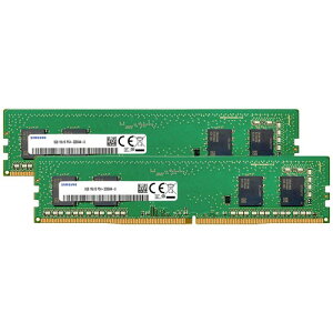 Samsung 8GB/16GB DDR4 2400MHz/3200MHz PC4-3200AA CL22 UDIMM �V���O�������N 1.2V �m��ECC DIMM 288�s�� �f�X�N�g�b�v PC RAM������ ���W���[��1�B / 2���W���[���L�b�g�B PC4-25600 1Rx16 1Rx8 �m��-ECC PC4-19200 CL17