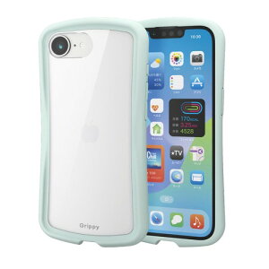 �G���R�� iPhone17e �P�[�X �J�o�[ �ϏՌ� �Ռ��z�� �n�C�u���b�h TPU Grippy ��ɓ���� �O���b�v�� �J�����ی� ���C�����X�[�d�Ή� �X�g���b�v�z�[���V�[�g ���^���X�e�b�J�[�t PM-A26SGRPACR