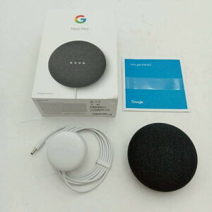 Google Nest Mini�{�� ��2���� �������Ă��֗��ȃX�}�[�g�X�s�[�J�[ Google�A�V�X�^���g �������ŉƓd�𑀍� �p���t���ŖL���ȃT�E���h �O���[ �`���R�[�� Charcoal / �z���C�g �`���[�N Chalk