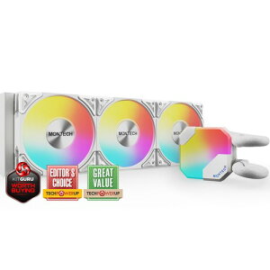MONTECH HyperFlow 240mm/360mm ����CPU�N�[���[ �f���A���t�@�� �A�h���T�u��RGB �����e�b�N �����i W ARGB �z���C�g �g���v���t�@�� �u���b�N SILENT �É��݌v