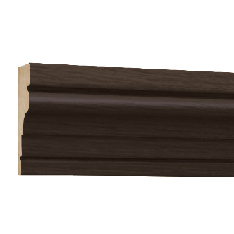格安 アウトレット 最大84%OFFクーポン モールディング 木製 表面シートラッピング NRWR280G 廻り縁 70×30×3600mm ディープオーク色 チェアレール 注目