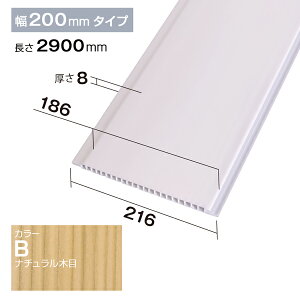 NZRP002BbPVCEHڔ@plށ@PEH[@216×8×2900mm@i`yAiz