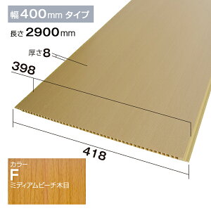 NZRP006FbPVCEHڔ@plށ@PEH[@418×8×2900mm@~fBAr[`yAiz