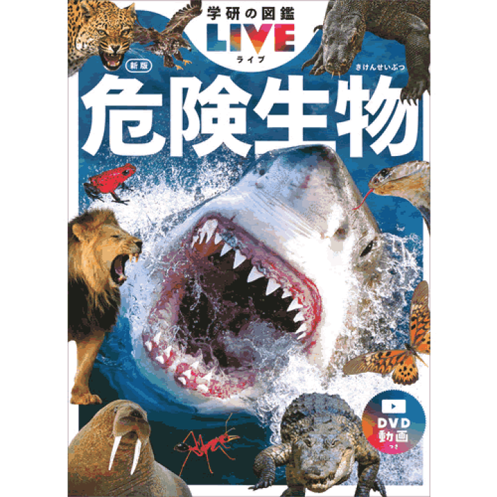 〔全巻DVDつき〕 学研の図鑑LIVE ６冊セット 楽天市場】学研の図鑑LIVE（ライブ）新版・6冊（各巻DVD付き
