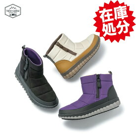 トーキョーキャンプゴー 防水・防滑 キルティング ジップショートブーツ ブーツ レースアップ ヒモ サイドジップ ジッパー ショートブーツ ミドル丈 キルティング 滑りにくい 防滑ソール レインシューズ レインブーツ 撥水 アウトドア 全天候型 春 秋 冬