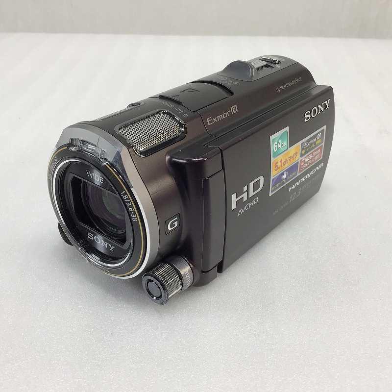 中古品 未使用 ソニー SONY HDR-CX560V デジタルHDビデオカメラレコーダー 10008955 ハンディカム ボルドーブラウン 2011年製 一部予約