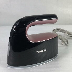 【展示品・中古品】 東芝 / TOSHIBA コード付き衣類スチーマー TAS-X3 衣類スチーマー 衣類スチーマー 2018年製 約30秒 950W 55ml ピンクブラック 10015130