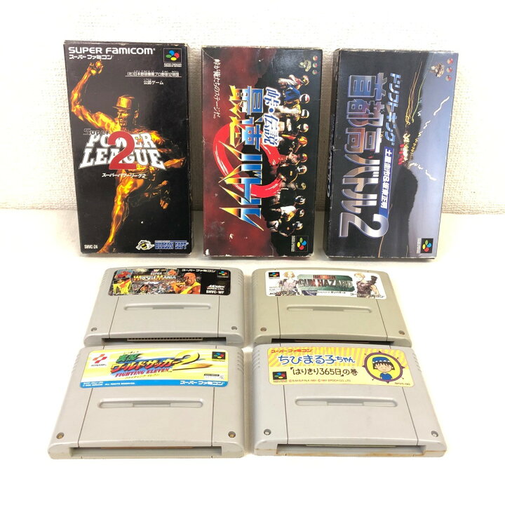 楽天市場】【中古】スーパーファミコン ゲームソフト まとめ売り 7本 