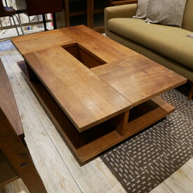 【中古】SUNKOH ( サンコー ) / PRONTO プロント センターテーブル Living Table120 幅120cm 奥行71cm 高さ32cm ウォールナット無垢材 長方形