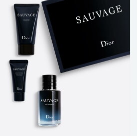 【クーポン配布中】クリスチャン ディオール CHRISTIAN DIOR ソヴァージュ オードパルファム 3P コフレセット EDP60ml＋シャワージェル50ml＋Fモイスチャライザー20ml クリスチャンディオール 香水 ギフト 誕生日 プレゼント メンズ　男性　　宅配便送料無料