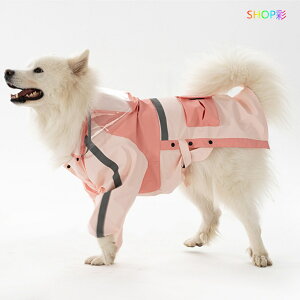 レインウェア 中型犬 大型犬 雨具 カッパ レインコート フード付き ドッグウェア 着せやすい 犬服 柴犬 フレンチブルドッグ ラブラドール レトリバー ゴールデンレトリバー グレートピレニ