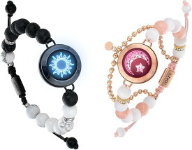 [TOTWOO]正規品 長距離タッチブレスレット カップル プレゼント クリスマス スマートブレスレット 遠距離 ペア Bluetooth接続 ギフトプレゼント記念日 アクセサリー ギフトボックス付