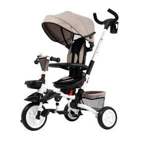 子供用三輪車 折りたたみ かじとり 手押し棒  おしゃれ 4in1  1歳 2歳 3歳 座面回転 自転車 おもちゃ 乗用玩具 幼児用 キッズバイク プレゼント おもちゃ お祝い ギフト