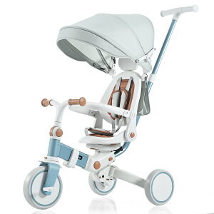 子供用三輪車 折りたたみ 手押し かじとり 7in1 7WAY 1歳 2歳 3歳 ランニングバイク 座面回転 自転車 おもちゃ 乗用玩具 幼児用 キッズバイク おしゃれ クリスマス 誕生日 プレゼント おもちゃ