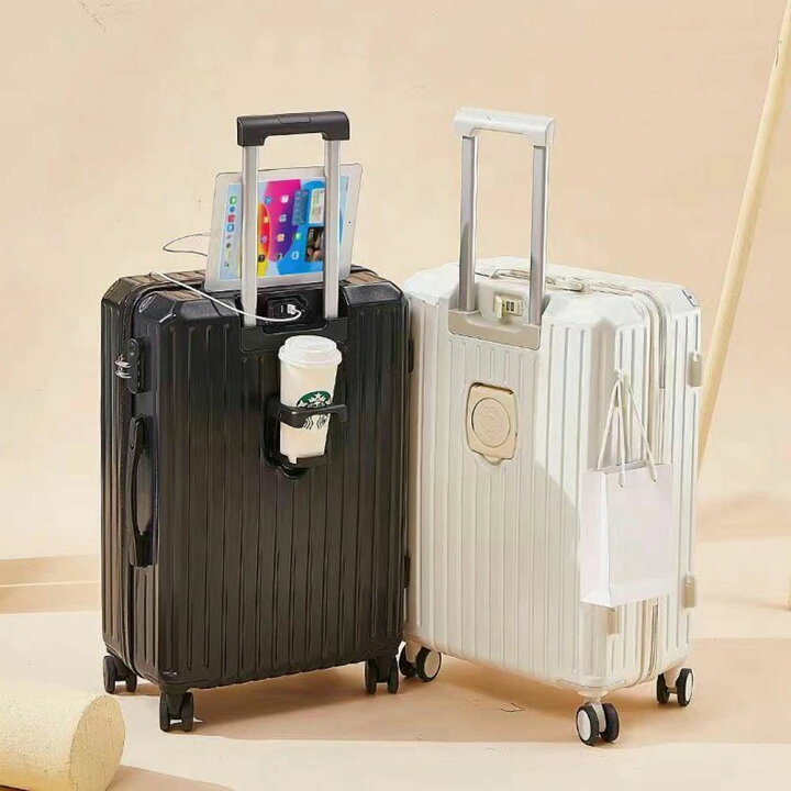 楽天市場】スーツケース キャリーケース 50L キャリーバッグ USB充電口 
