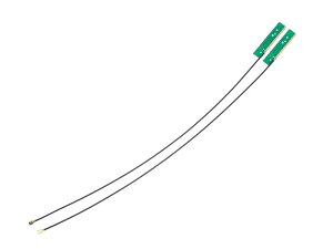 高性能3dBi 2.4GHz/5GHz 無線LANカード WIFI/Wimax/Bluetoothモジュール用アンテナ 2本セット U.FL Cable=240mm