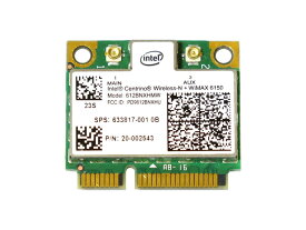 Lenovo/HP純正 20002543 633817-001 Intel Centrino Wireless-N + WiMAX 6150 802.11b/g/n + Wimax 無線LANカード 612BNXHMW for Lenovo G480/G485/G580/G585/G780/IdeaPad Z380/Z480/Z580/U510 HP dm4/dv6/dv7