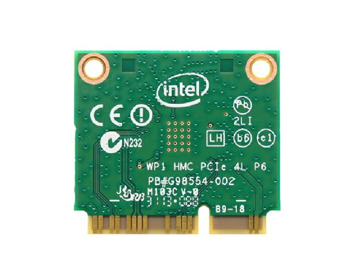 楽天市場】インテル Intel Dual Band Wireless-AC 3160 デュアルバンド 2.4/5GHz 802.11ac 最大433Mbps + Bluetooth 4.0 PCIe Mini half 無線LANカード 3160HMW : 再生屋楽天市場店 楽天市場】インテル Intel Dual Band Wireless-AC 3160 デュアルバンド 2.4/5GHz 802.11ac 最大433Mbps + Bluetooth 4.0 PCIe Mini half 無線LANカード 3160HMW : 再生屋楽天市場店