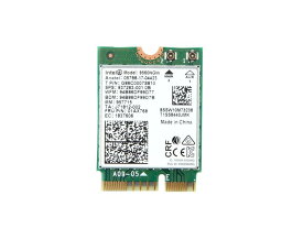 インテル Intel Wireless-AC 9560 5GHz/2.4GHz 802.11ac MU-MIMO 1.73Gbps Wi-Fi + Bluetooth 5 Combo M.2 無線LANカード 9560NGW　[CNVi対応スロット専用]