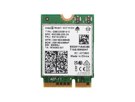 インテル Intel Wi-Fi 6 AX211 802.11ax/ac Dual band 2x2 160MHz + Bluetooth 5.2 M.2 Card AX211NGW