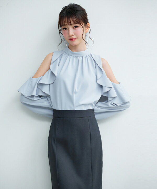 楽天市場】＼30%OFFクーポン配布中／ ブラウス レディース トップス 肩 