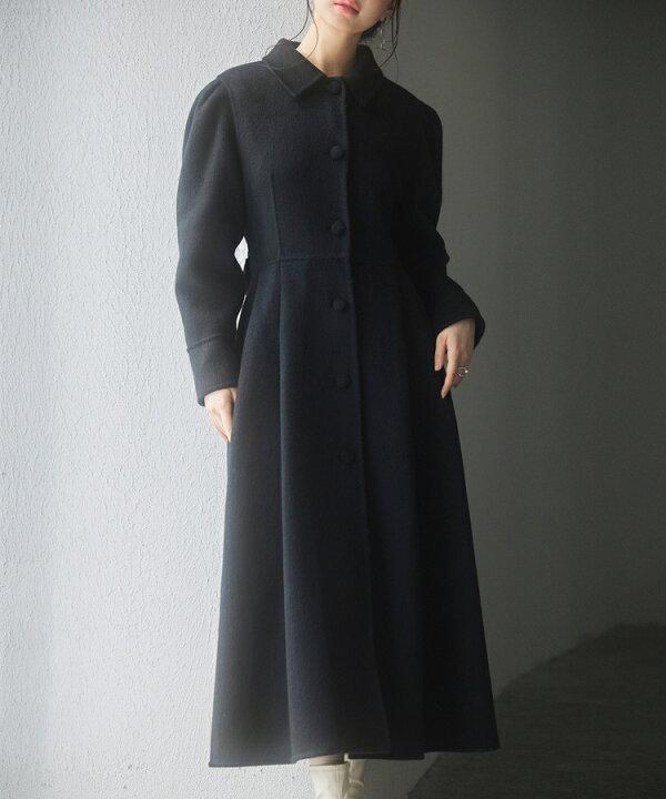 楽天市場】コート レディース アウター ロングコート Pコート フレア  