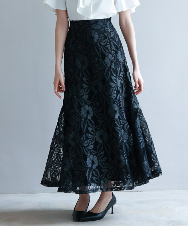楽天市場】スカート レディース ロングスカート レーススカート ロング  