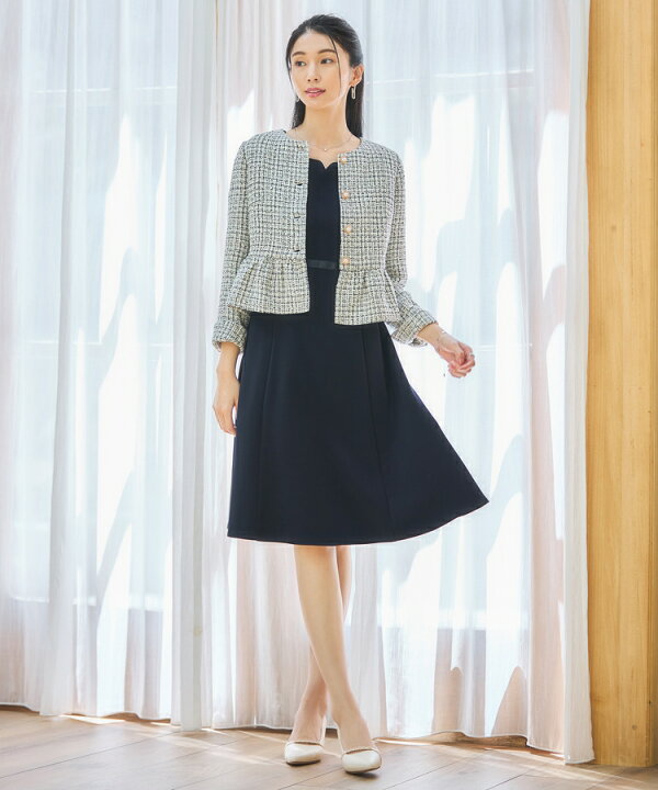 楽天市場】レディースフォーマル アンサンブル セットアップ  