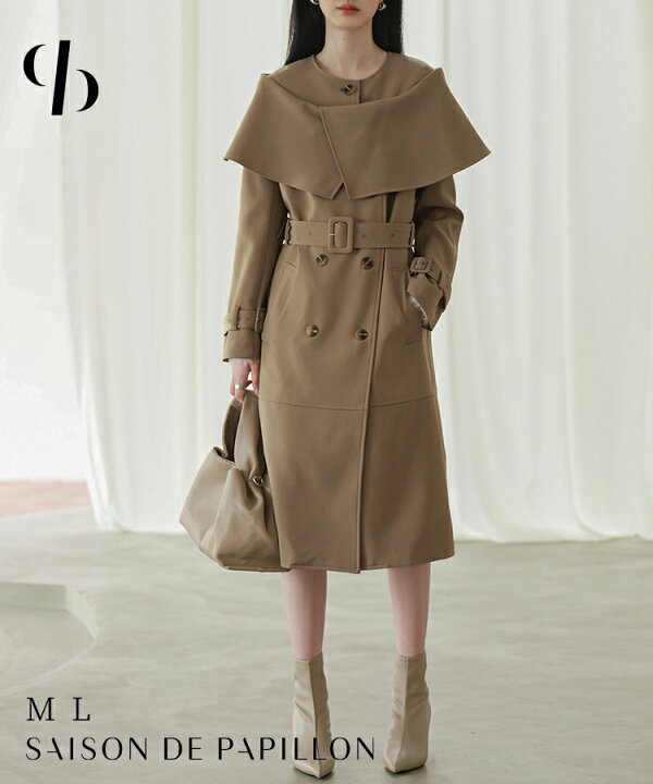 楽天市場】コート レディース トレンチコート ケープデザイン スタイル  