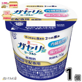 恵 megumi ガセリ菌SP株ヨーグルト 1個 【3980円対象】 【冷蔵同梱】 機能性表示食品 内臓脂肪 腸内環境 低脂肪 メタボ対策 ダイエット 雪印メグミルク 宅配専用