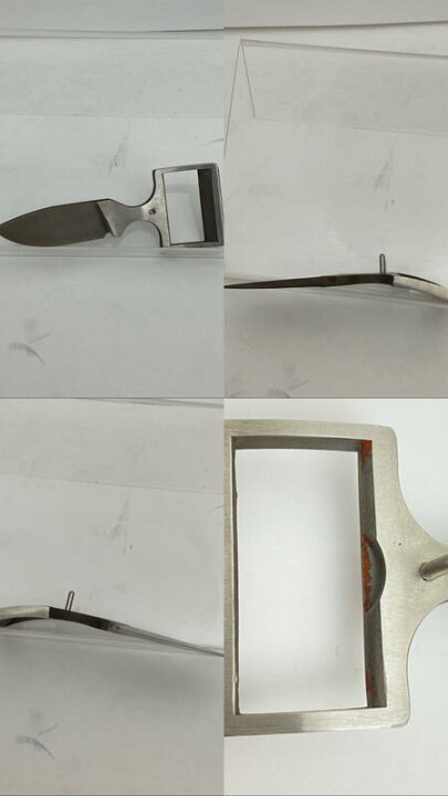 楽天市場】A BOWEN KNIFE バックルナイフ ベルト バックル型 ナイフ 