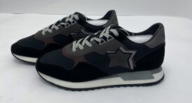 アトランティックスターズ Atlantic STARS メンズ スニーカー DRACO PCCG DR21 ブラック ブラウン ドラコ シューズ 靴 ローカット レースアップ 46 　定価39600円（税込）　日本サイズ28cm程度