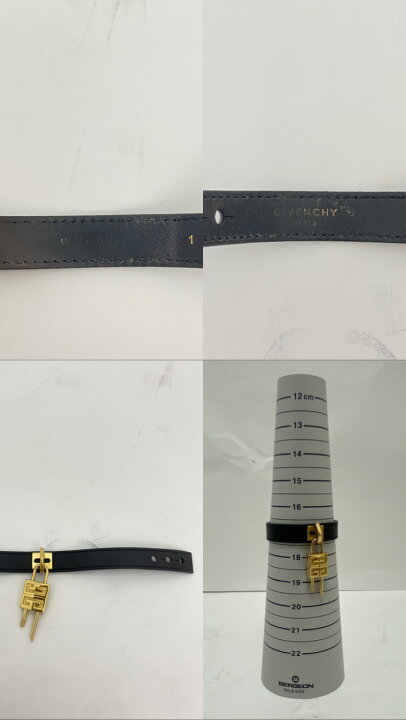 楽天市場】Givenchy ミニ ロック メタル レザー ブレスレット 