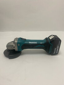 マキタ 充電式ディスクグラインダ ga402dz バッテリ1個付き（BL1860B）中古ABランク　【中古】　バッテリにて動作確認済み　中古品の為　取り切れない傷汚れがございます　ネーム消し後あり　充電器・ケースの付属はありません