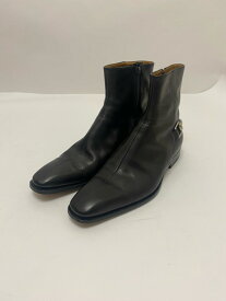 GUCCI グッチ　【中古】　39EJ　（約24．5cm）　バックビット ストラップ サイドジップ ブーツ　中古Bランク　保存袋　181848