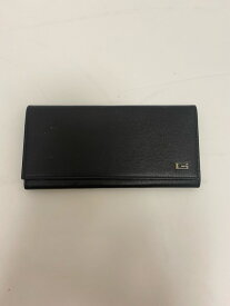 グッチ　財布　長札入　長札入れ　ブラック　120956　黒　札入れ　札入　二つ折り　長財布　型押し　レザー メンズ　GUCCI　本革 　【中古】　中古Aランク