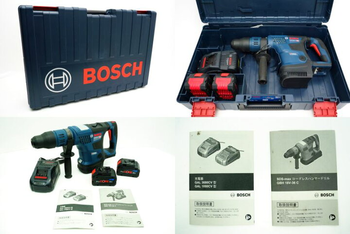 楽天市場】ボッシュ BOSCH コードレスハンマードリル GBH18V-36C 