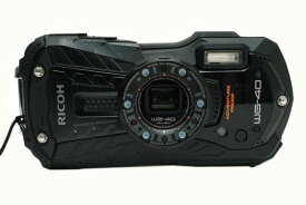RICOH　リコー　WGー40　デジタルカメラ　【中古】　中古SDカード付　初期化済　バッテリ　USB付　携帯ケース付　画面傷あり　画面左上に汚れあり