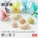 願ひ菓子（丸箱）（5個入）和菓子 お菓子 おやつ 日本のお土産 ギフト スイーツ いちご ココア 柚子 三盆 抹茶 和三盆…