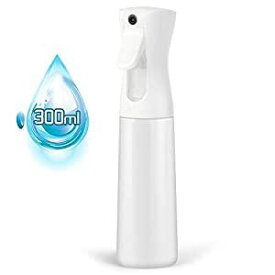 300ml 霧吹き スプレーボトル 詰め替え容器 霧状のミスト噴霧 化粧水 加湿 大容量 極細のミスト スプレー容器 漏れ防しデザイン 連続スプレー 除菌用/園芸用/清掃用/美髪用/家用/ペット用などの詰め替えのスプレー容器 アトマイザー