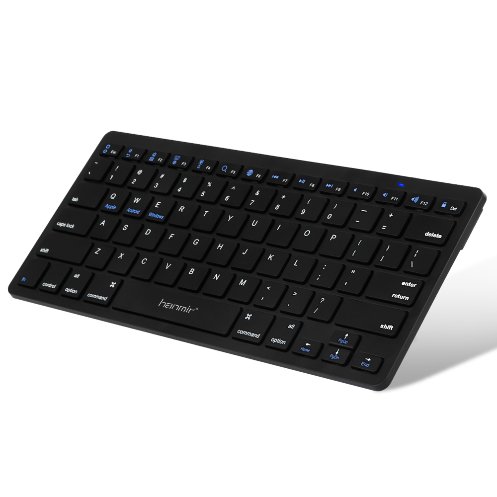 キーボード Bluetooth 無線 bluetooth keyboard 薄型 テンキー付 静音設計 軽量 ブルートゥースキーボード ファンクションキー搭載　iOS Android Windows対応