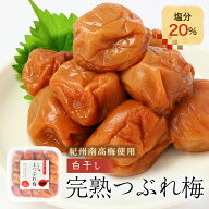 紀州南高梅 梅干し 無添加 昔ながらの酸っぱい味 塩分20％ 大粒 完熟南高梅 白干し梅 つぶれ梅 国産 訳あ…
