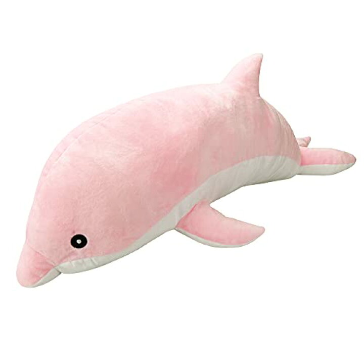 楽天市場 抱き枕 抱き 枕 イルカ ぬいぐるみ 大きい 70cm ピンク かわいい おすすめ 抱きまくら だきまくら 妊婦 動物 人気 ランキング インテリア ふわふわ ビッグサイズ プレゼント ギフト 誕生日 彩耀堂楽天市場店