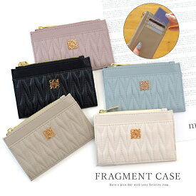 [アルトローズ] フラグメントケース ICカード キルティング パスケース 綺麗め 大人 可愛い ミニ財布 ロージア