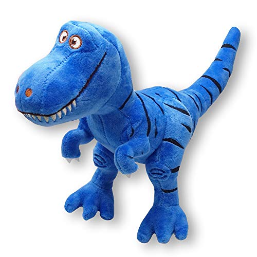 ティラノサウルス ぬいぐるみ ティラノ おもちゃ 大きい 恐竜 Tレックス 抱き枕 枕 クッション ふわふわ 43cm ブルー 可愛い かわいい 動物 ティラノザウルス