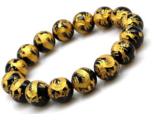 四神 青龍 パワーストーン ブレスレット メンズ 天然石 数珠 アクセサリー メンズブレスレット パワーストーンブレスレット 天然石ブレスレット オニキス 水晶 ブラック 黒 お守り