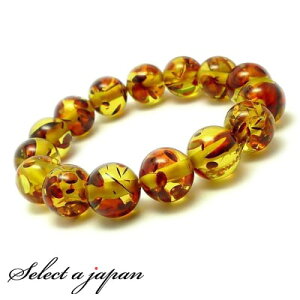琥珀 (合成) アンバー ブレスレット 14mm パワーストーン ブレスレット レディース メンズ 数珠 アクセサリー メンズブレスレット レディースブレスレット パワーストーンブレスレット 男