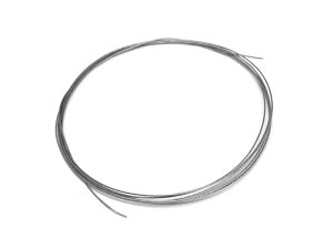 『1m巻』 ナイロンコートワイヤー 0.45mm 0.38mm シルバー ハンドメイド アクセサリーパーツ 材料 銀色 アクセサリー パーツ ハンドメイドパーツ ワイヤー ゴム通し 糸通し ナイロンコート 天然